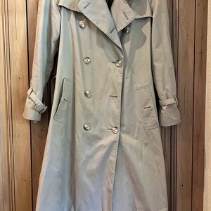 Harrods Classic Gray Trench Coat